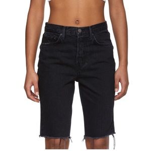 GRLFRND Beverly High Rise Long Short in Black